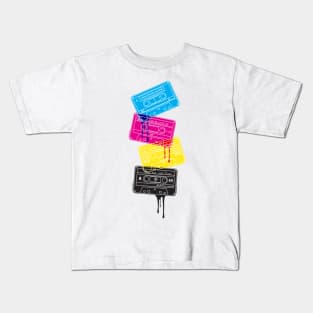 Cassette CMYK Kids T-Shirt